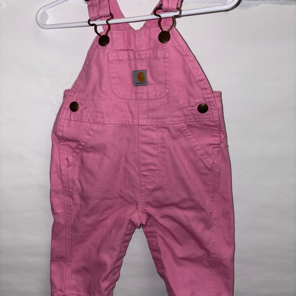 Carhartt Kids Bright Pink Overalls